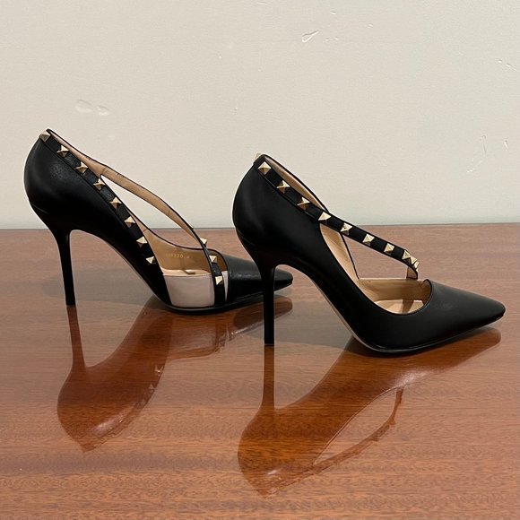 NIB Valentino Garavani Rockstud Leather d'Orsay Pumps - Picture 4 of 11